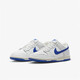 Nike Dunk Low White and Blue Wear-resistant Breathable Low Top Sports and Casual Shoes DH9765-105 37.5
