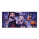 Three-color cat cartoon mouse pad super large 2D student men and women can customize computer keyboard pad notebook desk pad e-sports non-slip thickened wrist guard pad cartoon game lock edge cute 12185 Halloween 90 cm x 40 cm x 4 mm