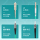中科光电 万兆多模光纤跳线 多模双芯 双工光缆尾纤OM3 50/125μm电信级光纤线米 LC-LC多模 ZK-LC-LC/OM3- 1M米