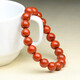 Shi Yue Jewelry Boutique 9-10mm Liangshan Southern Red Agate Bracelet Zodiac Year Transfer Bead Bracelet Men and Women Gift