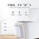 HUIDA household bathroom ordinary toilet bathroom ceramic toilet siphon pumping light sound high impulse first-level water effect [6218]-ultra-thin cover-curved water tank 305/300mm