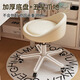 Lin Jiazi internet celebrity makeup chair girls bedroom stool makeup stool cream style manicure chair 2024 new style dressing table stool high appearance khaki color