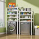
Shengyu washing machine storage rack rack roller flap cover balcony floor storage rack home 900*500*11980 five-layer (default white black