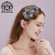 Royal sasa royal salsa elegant hand-woven copper wire flower headband niche fairy hairpin press hair