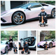 
Lamborghini (AUTOMOBILI LAMBORGHINI) Children's balance bike 1-3 years old baby toys for boys and girls birthday gifts four-wheel sliding toddler scooter