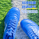Li Ning football shoes men's TF broken nails adult teenagers primary school students and children's professional training sneakers spike shoes blue 42
