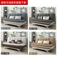 Guge sofa bed foldable sofa bed living room multifunctional dual-purpose sofa small apartment cotton and linen fabric sofa 158D