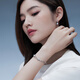 Lukfook Jewelry True Me Series Platinum 950 Seawater Pearl Platinum Bracelet as Gift GJT1TBB0004 Total Weight 10.91 Grams