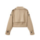 PeaceBird Spring 2024 nueva gabardina de transferencia A3Bee1381 Khaki M