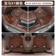 Yusenyi es adecuado para 23-24 almohadillas BMW x1 pies de pie completamente cerradas suministros de conducción principal Modificación de mocha Mocha Color + Mocha Color + Brown Cashmere Foot Pads BMW X12023-2024