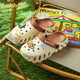 Balabala Dinosaur Children's Croc Shoes Baby Slippers Boys' Indoor Soft-soled Anti-Slip Sandals Slippers for Middle-aged and Older Boys Boys to Wear Summer