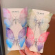 
Handmade agile butterfly children's hairpin ancient style hair accessories for girls to move spring butterfly cute Chinese style hair card Pink purple + pink blue [two-piece set]