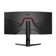 HKC 34-inch 21 9 hairtail screen WQHD quasi-4K ultra-clear 180Hz high brush 1ms curved 1000R gaming e-sports HDR400 lifting and rotating monitor Falcon CG343U 34-inch/quasi 4K/180Hz/lifting and rotating CG343U National Joint Warranty