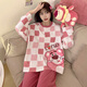 Rindu Girls Pyjamas Junior High School Girls 2025 Neue Frühlings- und Herbst-Langarm-Cartoon Sanrio Junior High School Girl Girl Big Children U-15601 M [70-90jin [Jin entspricht 0,5 kg]]