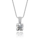 Fat Donglai same style platinum bull head pendant moissanite 18K diamond necklace 1 carat AU750 shopping mall same style female bull head full diamond 18K single pendant