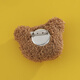 Cartoon Plush Bear Pin Doll Doll Brooch Versatile Cute Bag Clothes Badge Couple Accessories Female Fashion Brown 1 Pack Brown 1 Pack