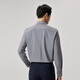 
Jinba Men's Clothing (K-Boxing) Cotton Business Casual Stripes Fit Men's Spring and Autumn Long Sleeve High-end Shirt HAGT1396-Pictures do not match the actual objects Zhongyan Gray M
