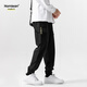 Homlean Casual Hosen Herrenherbst- und Winterwolle und Velvet -Samt verdickte warme und vielseitige Arbeitskleidung Sport Toilettenhose 9938 Schwarz 3xl