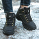 Chaussures masculines de Hong Kong Camel, Bottes de neige de grande taille, Chaussures en coton épaissi en velours hiver