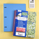 Kaisa (KAISA) A4 three-hole binder pp matte surface blue folder quick labor clip information archive contract clip KS11154