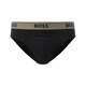 雨果博斯（HUGO BOSS）男士棉质徽标腰带三角内裤三件套装男装礼物男 50495435 967 黑色多色 XS