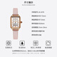 Julius Watch Damen Retro elegant vielseitig kleiner Platz Watch Student Frauen wasserdichte Quarz Uhr Pink JA-1478a