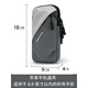 LISM running mobile phone arm bag unisex sports equipment arm bag arm sleeve wrist bag storage square dance mobile phone bag 016 Khaki