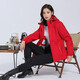 Western Camel Vancamel plus Samt Windbreaker für Männer und Frauen lässige Kurzjacke verdickte Arbeit Jacke Soft Shell Mountesering Anzug Anzug Anzug Winter 9930s Chinesische Rot-Frau [Solid Color] l