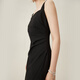 Fan Silan Temperamento francés Diseño de moda Vestido sin mangas para mujeres en el verano 2024 Nuevo 24fs12128 Temperamento Black M