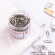 Deli 29mm large barrel nickel plated paper clip 3# metal anti-rust paper clip 400 pieces/tube doubled amount Office stationery supplies 0037-D