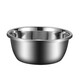 Cheap and practical stainless steel egg-beating basin and wash basin, vegetable basin, seasoning basin, lard basin, 24cm solid basin, one set