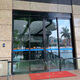 Guangzhou company entrance glass door Liwan double-opening glass door Panyu flat-opening automatic door manufacturer gray