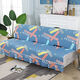 Xuxian full-cover sofa cushion foldable sofa bed cover four-season universal non-slip sofa cover simple dual-purpose without armrests blue 1.8 meters long 1.5 meters wide