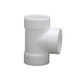 Customized PP tee polypropylene hot melt socket equal diameter positive tee chemical water pipe joint plastic pipe fittings resistant DN300315*10 socket
