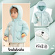 Balabala Baby Down Jacket for Boys Winter Girls Short Jacket Baby Style 2025 Новый милый милый розовый зеленый A41416 100 см
