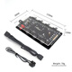 RGB12v4-pin to 5v3-pin controller Shengguang synchronous PWM temperature control hub AURA conversion wizard adapter cable Newly upgraded 2nd generation conversion wizard (for motherboard 12V to 5V conversion)