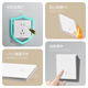 
International Electrician Switch Socket Panel 86 Concealed Household Ultra-thin White Matte Large Board One-Open Double Control Five-Operation with Switch Misplaced Five-Operation