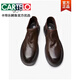 卡帝乐鳄鱼（CARTELO）春秋季复古马丁靴男士英伦风男真皮靴子头层牛皮短靴低帮切尔西靴 咖啡色  5266 39