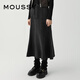 Moussy New Dark Deconstructive Fishtail y falda de cintura 028ISZ80-2691 021 Light Black S