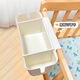 Crib hanging storage hanging basket diaper bedside diapers storage bag dormitory bed hanging bag bed fence storage box main picture
