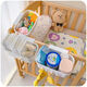 
Bedside basket baby bedside diaper diaper storage box bed fence storage bag crib storage bag cost-effective: [Gray] 1 pack [Mom] many uses/time and worry-free