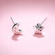 Mengjinyuan platinum earrings star wish pt950 platinum platinum earrings women's star earrings a pair for girlfriend