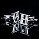 Chenpeng English Letters Manschette Links Metall Silber Ärmel Nagel Bräutigam Geschenk Französisch Hemd Manschettenknöpfe für verschiedene s erhältlich