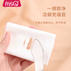 Silkieko (MSQ) stainless steel foundation shovel color adjustment beauty makeup liquid spoon digging tool foundation shovel (with protective cover)