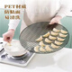 Tong Nian round non-stick cover placemat dumpling tray cover curtain bag dumpling placement plate kitchen grate dumpling plate dumpling curtain PET material anti-stick dumpling curtain easy to clean non-stick dumpling curtain 3 pieces one flush
