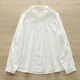 Nuanqiao cotton double-layer cotton gauze white shirt women's long-sleeved spring and autumn loose French embroidery small fresh and sweet pure cotton shirt white L (130-150Jin Jin equals 0.5 kg)