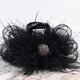 Dongyi's carefully selected New Year's gift feather clip hairpin back head plate hairpin shark clip high-end large hairpin black