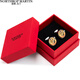
North Martin 25 spring and summer high-end light luxury style cufflinks for men luxury French shirt cuffs retro style mechanical sleeve hoop gift