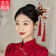 Ancient new Chinese style red tassel headdress bride Xiuhe suit temperament ancient style toasting suit hair accessories temperament style bridal headdress set