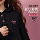
ASK JUNIOR Girls Set Autumn Clothing Children's Hoodie Sweatshirt Casual Work Pants Sports Contrast Color Two-Piece Set Pink 170